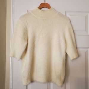 Marled Reunited Clothing Fluffy Short Sleeve Shirt size M